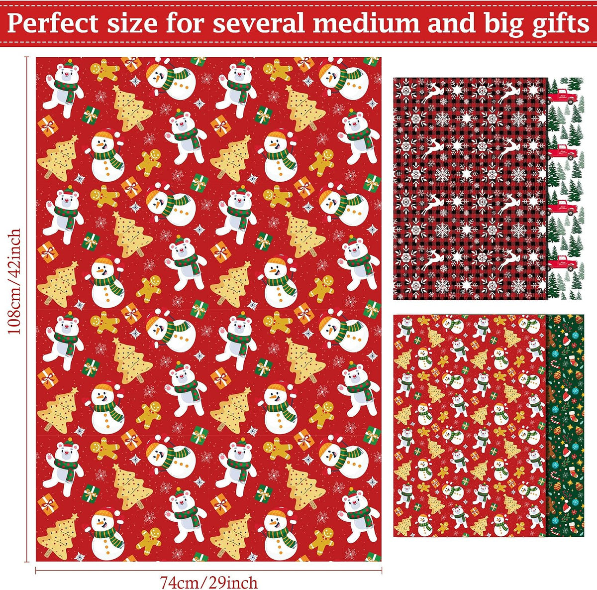 pre-folded flat-wrap construction for convenient handling and compact storage