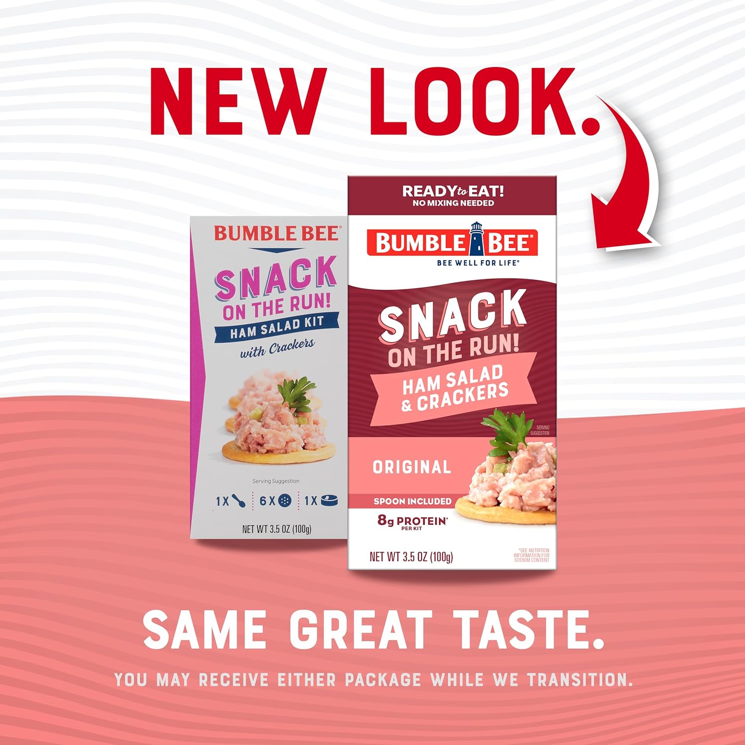pre-mixed, ready-to-eat format — just open the box