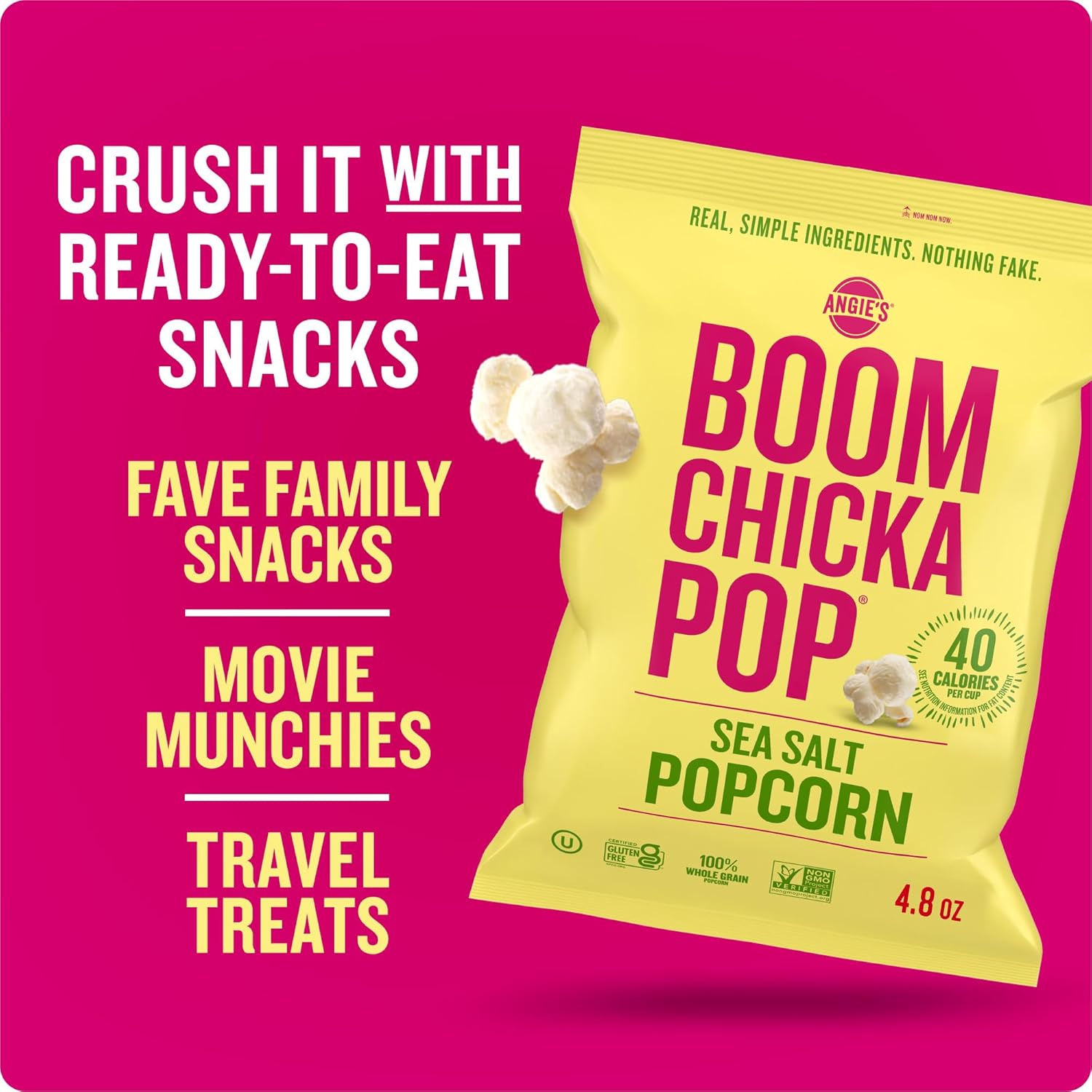pre-popped and ready-to-eat format