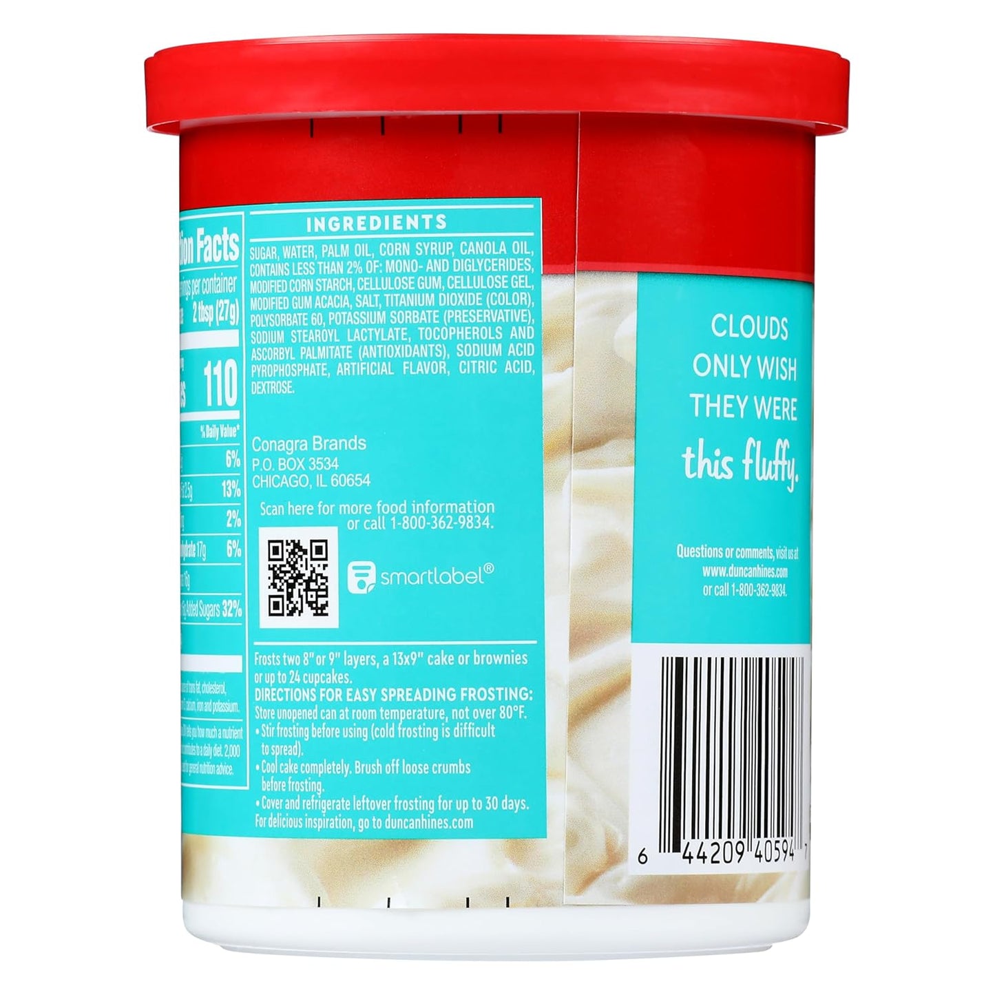 pre-whipped fluffy texture that spreads without clumping