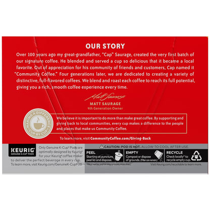 premium responsibly-sourced coffee beans, roasted and ground in-house