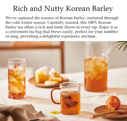 premium roasted barley base in the flagship variant, delivering the signature nutty boricha taste
