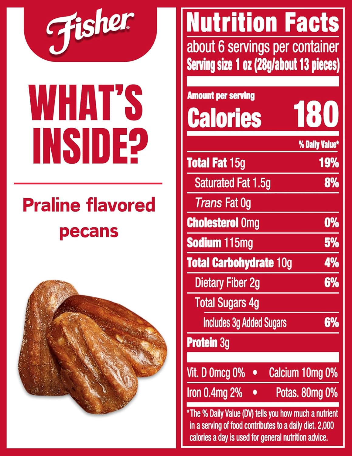 premium roasted pecan halves coated in buttery praline glaze