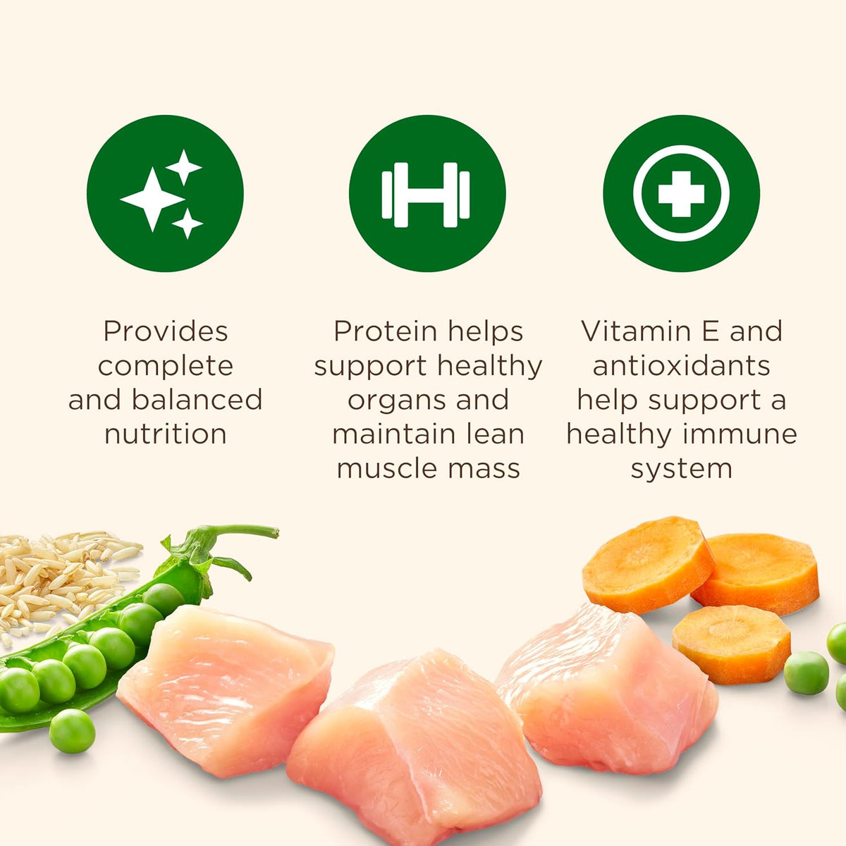 preservative-free per the product listing, with poultry fat preserved using mixed tocopherols
