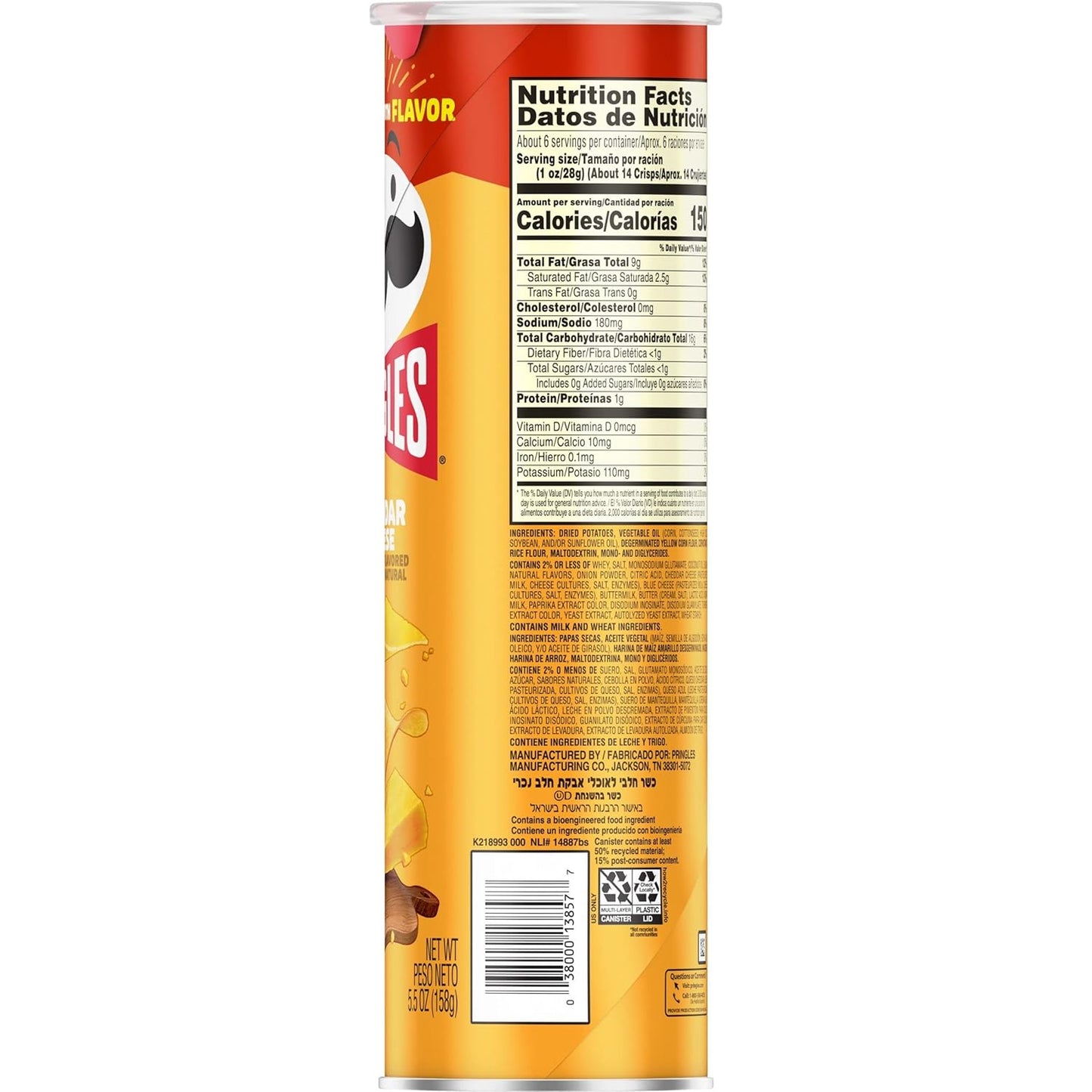 Pringles Stackable Chips – Mess-Free Lunchbox Snack for Back-to-School