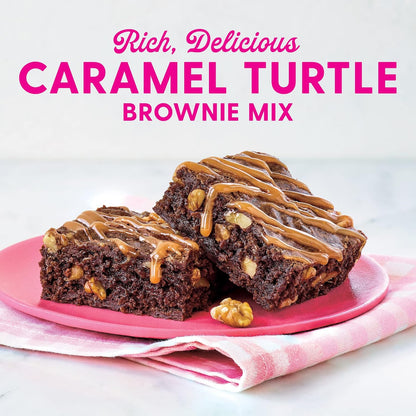 printed peanut butter skillet brownie sundae recipe on box