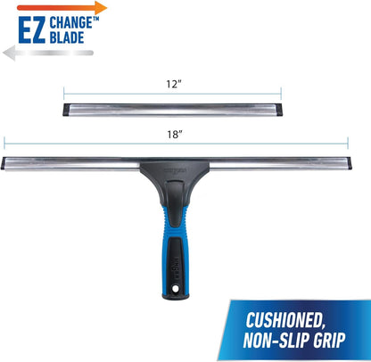 professional-grade rubber blade for streak-free finish