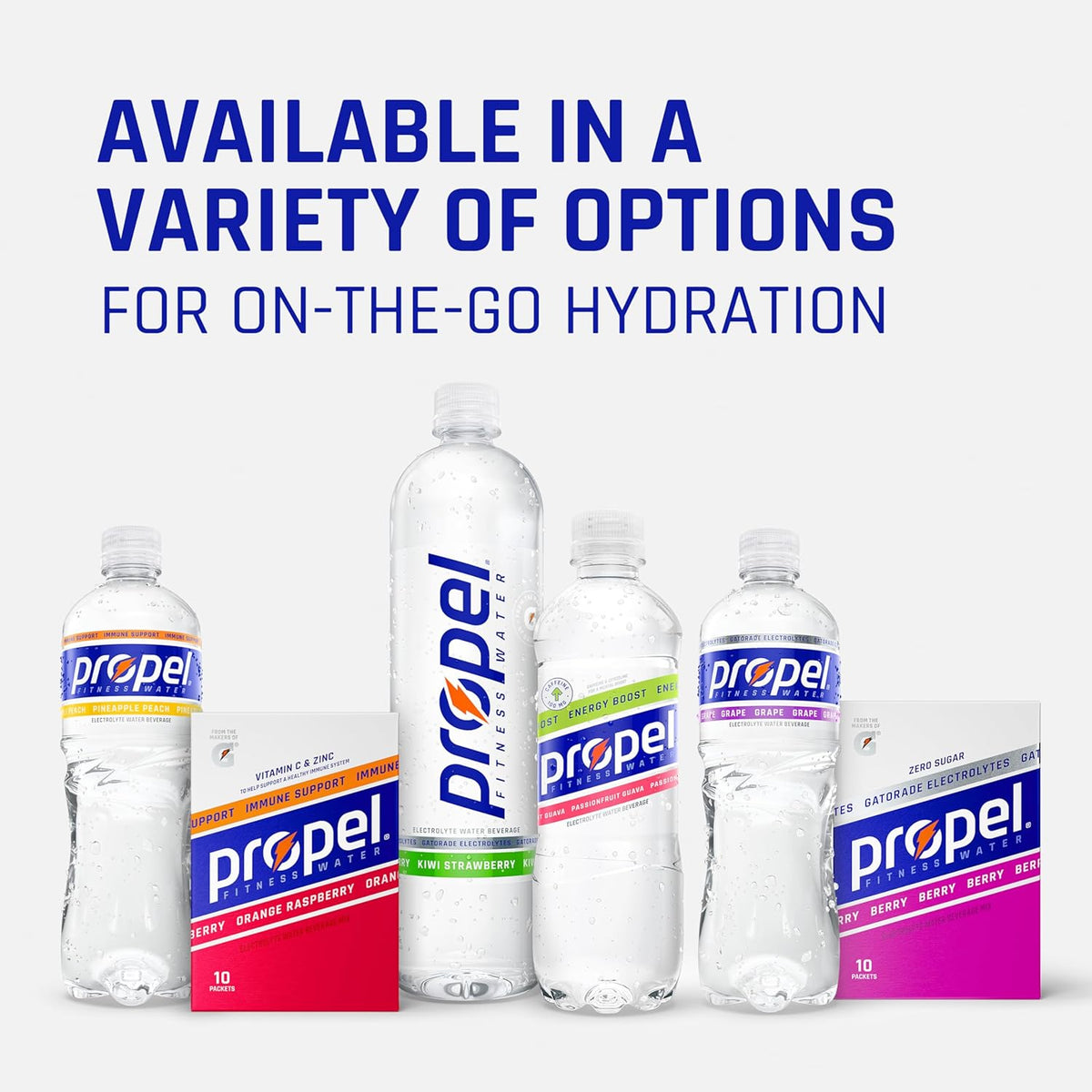 Propel Energy Boost Electrolyte Drink – Sugar-Free Hydration Ritual for Active Wellness Lifestyles, Variety 12 Pack