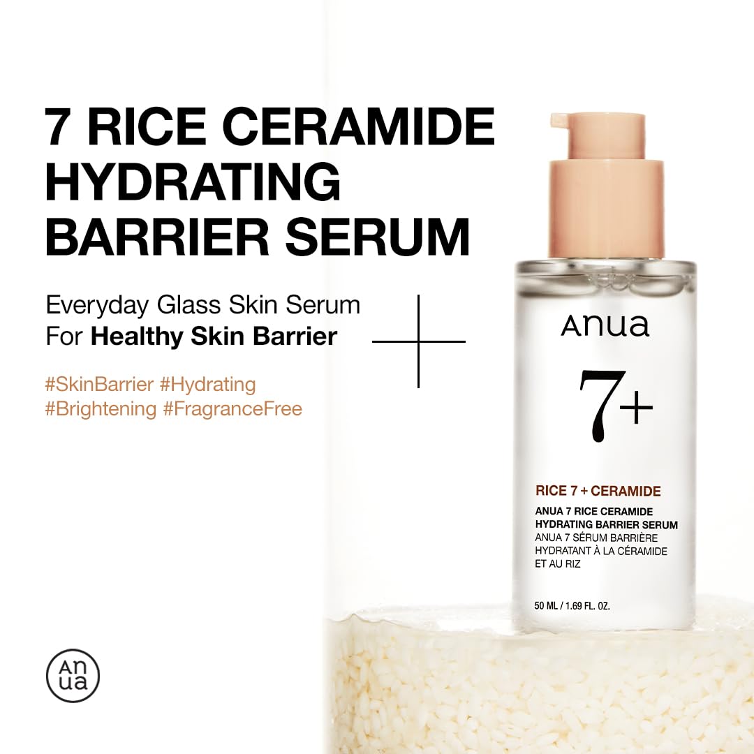 proprietary anua ricera 7+ rice-derived protein complex for barrier reinforcement