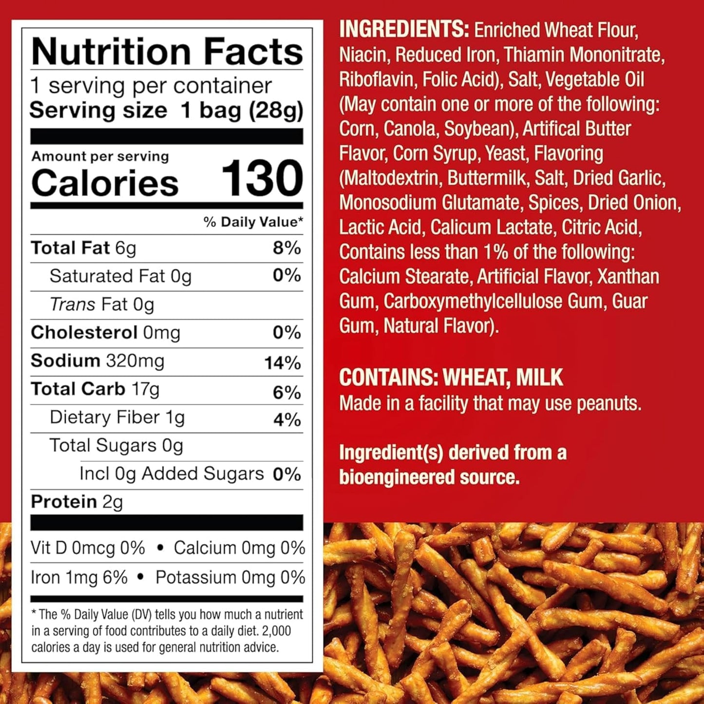 proprietary 'top-secret' seasoning blend layered with buttery, sweet, and spicy notes