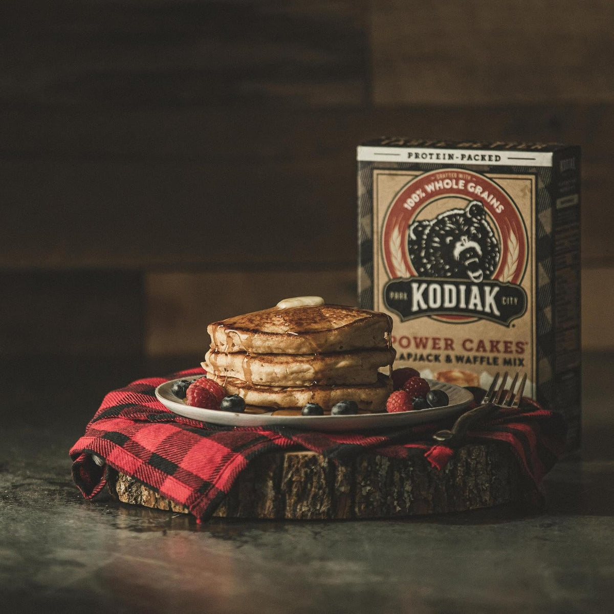 Kodiak Cakes Protein Power Cakes – Convenient Home-Office Flapjack Mix for a Productive Morning Routine