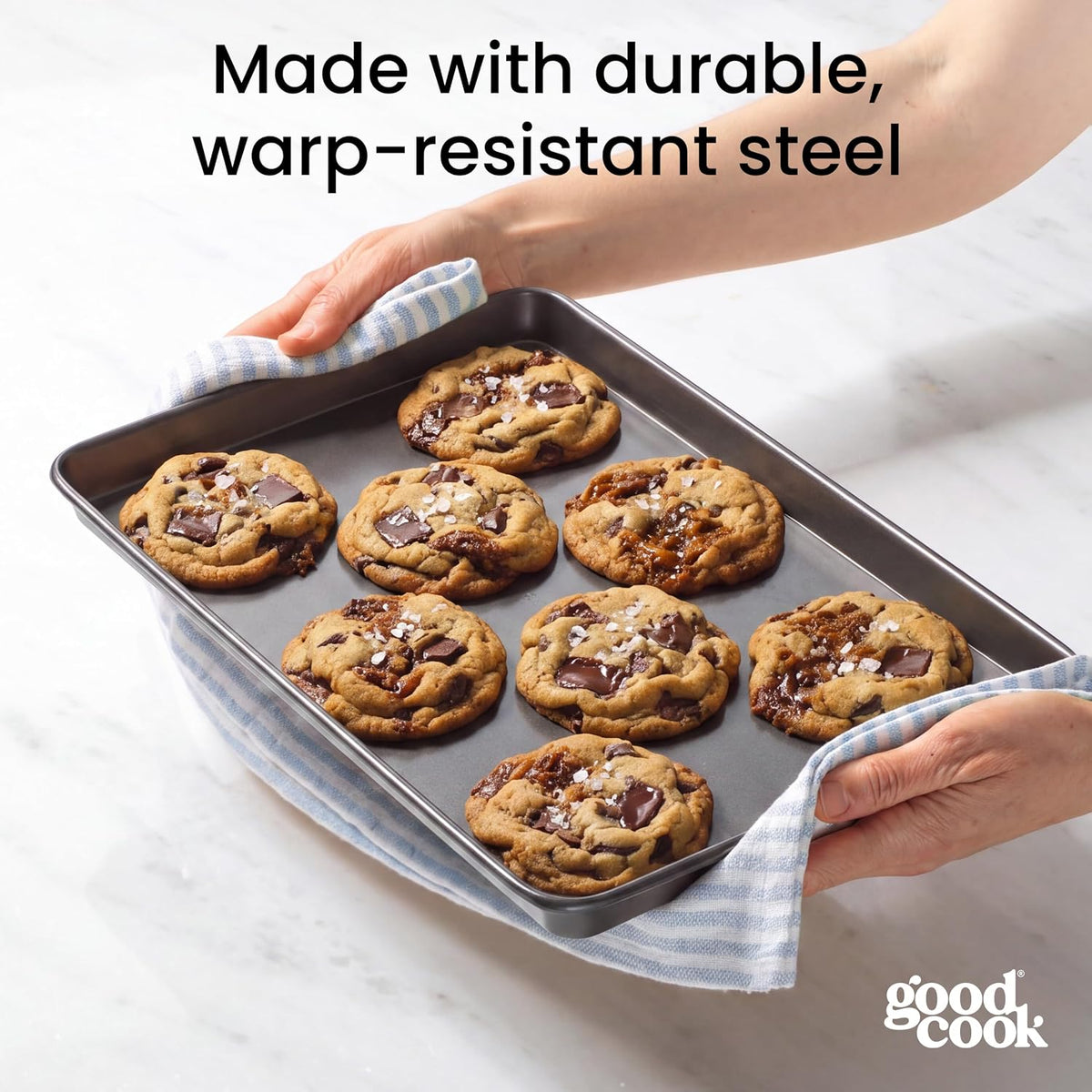 ptfe-free, metal spatula safe surface