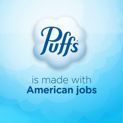 Puffs Plus Lotion Facial Tissues for Bedroom Nightstand and Self-Care Corner, Soothing Cold and Flu Comfort