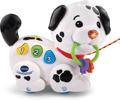 VTech Pull and Sing Puppy - Delightful Newborn Gift for Nursery Floor Play