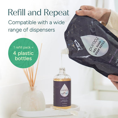 Puracy Plant-Based Hand Soap Refill – Practical Valentine's Day Gift for the Wellness-Loved Woman in Your Life