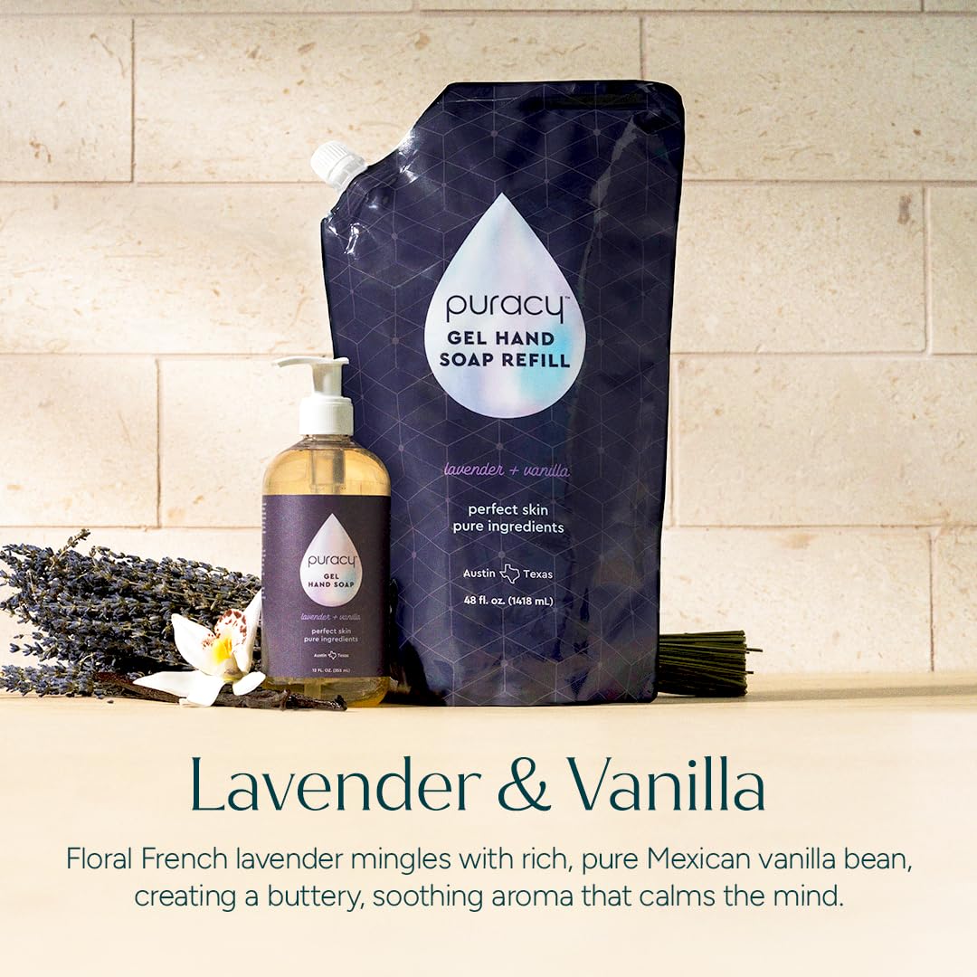 Puracy Plant-Based Hand Soap Refill – Practical Valentine's Day Gift for the Wellness-Loved Woman in Your Life
