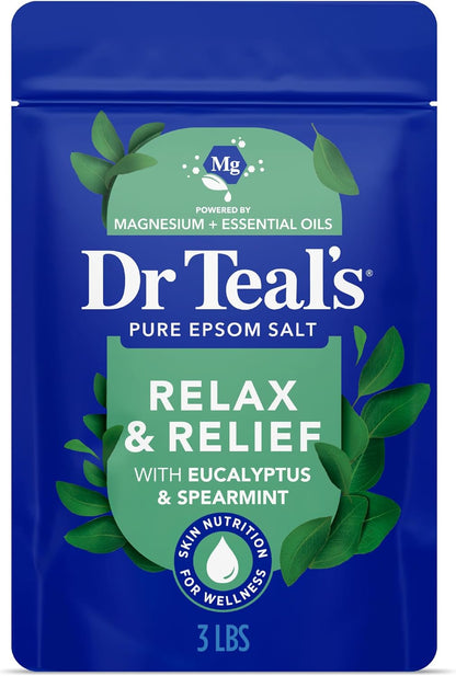 pure epsom salt (magnesium sulfate) as the active ingredient