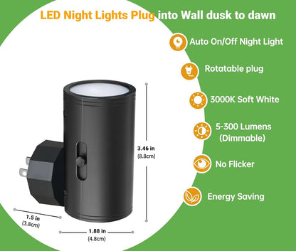 push-button dimmer adjustable from 5 to 300 lumens