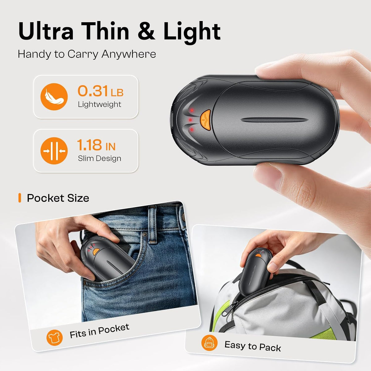 push-button on-demand heating, a charging cable, and five available color variants
