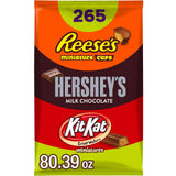 HERSHEY'S Assorted Chocolate Halloween Candy Bulk Variety Pack – Three-Brand Chocolate Gift Set for Holiday Gifting