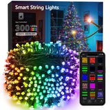 Brizled Smart String Lights Birthday Gift for Her, 200 RGB LEDs with Music Mode and Voice Control for Festive Home Displays