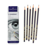 Faber-Castell Back-to-School Sketch Pencils - Trusted Drawing Kit for Students and Aspiring Young Artists, Complete Hardness Range Included