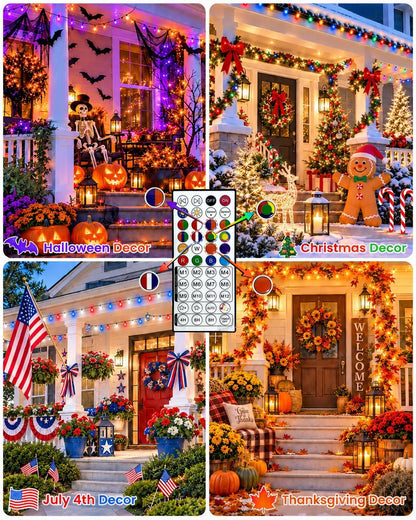 Lumicharm Smart String Lights – Thoughtful Birthday Gift for Mom and Women with 16M Colors and Music Sync for Home Ambiance