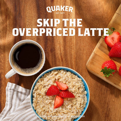 Quaker Protein Instant Oatmeal Maple Brown Sugar – Portable Hiking Breakfast with 10g Protein, Lightweight Packets
