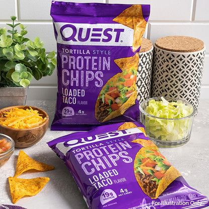 Quest Nutrition Chili Lime Baked Protein Chips – Portable Protein Pack for Commute and Conference Fueling