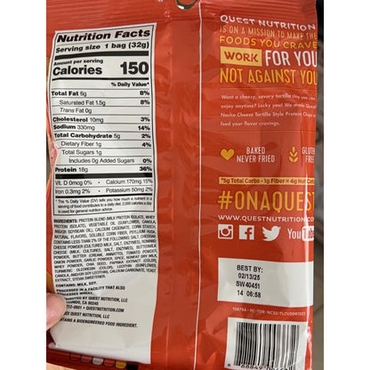 Quest Nutrition Chili Lime Protein Chips – Single Serve Lunchbox Addition for Busy Professional Meal Prep