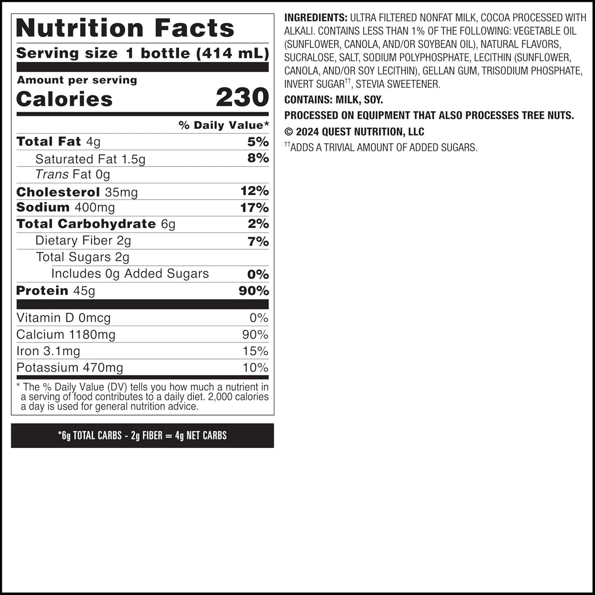 Quest Nutrition Ready-to-Drink Shake – Commute Meal Replacement, 2g Sugar to Power Through Long Shifts