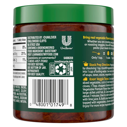 quick-dissolving paste formula that integrates instantly into hot or cold dishes