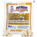 Great Northern Popcorn Housewarming Gift for Movie Lovers, 40 Ready-to-Pour 8-Ounce Popcorn Packs
