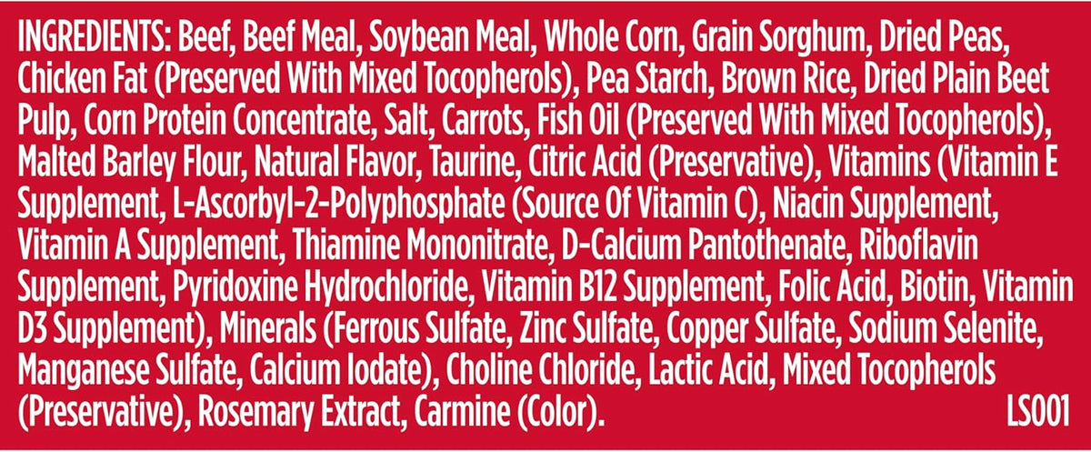 Rachael Ray Nutrish Adult Dog Food Beef Formula 40 lb Bag – No Artificial Flavors, Clean-Label Feeding for Households with Kids and Pets