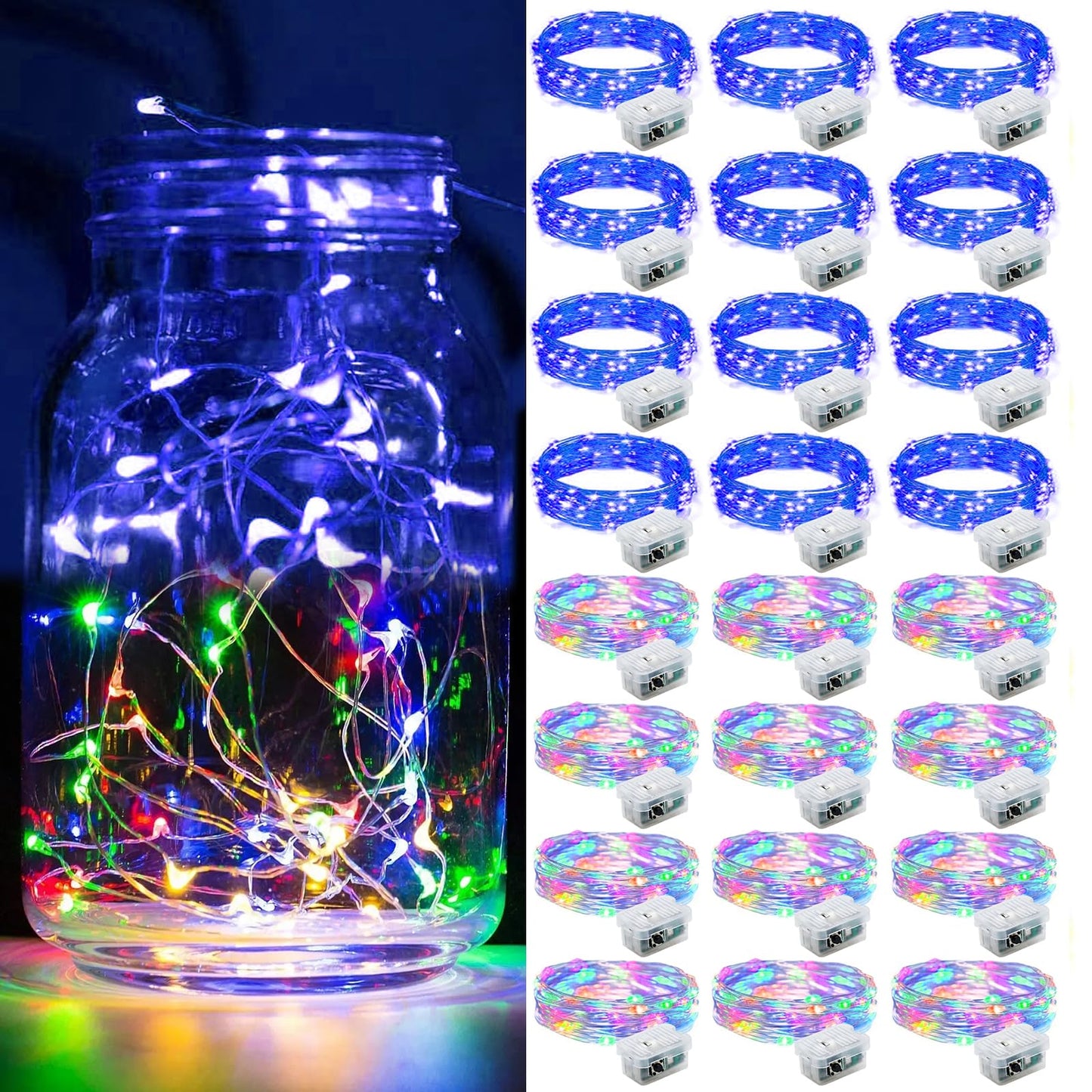 Rainbow + Blue - 24