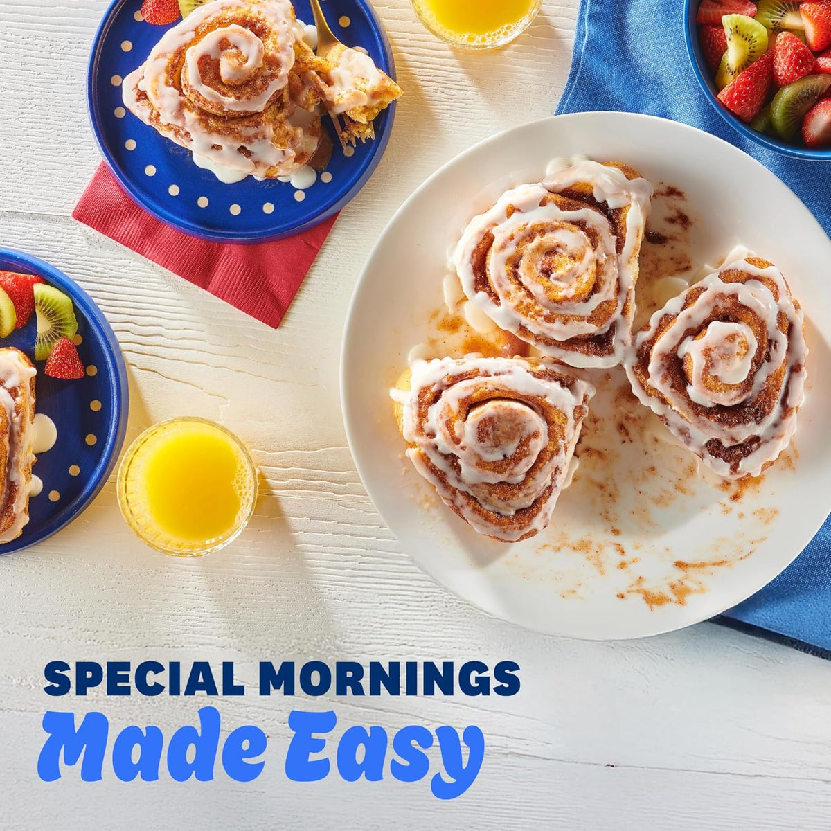 Pillsbury Cinnamon Rolls with Original Icing – Convenient Coffee or Tea Companion for Work-from-Home Mornings