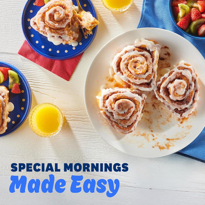 Pillsbury Cinnamon Rolls with Original Icing – Convenient Coffee or Tea Companion for Work-from-Home Mornings