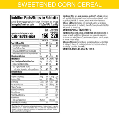ready-to-eat popped corn cereal with no preparation required