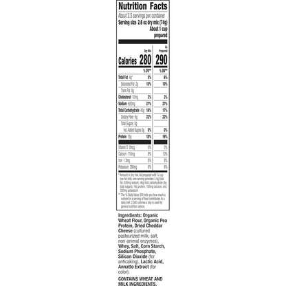 real aged cheddar cheese packet rather than artificial cheese powder
