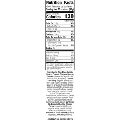 real cheddar cheese flavoring