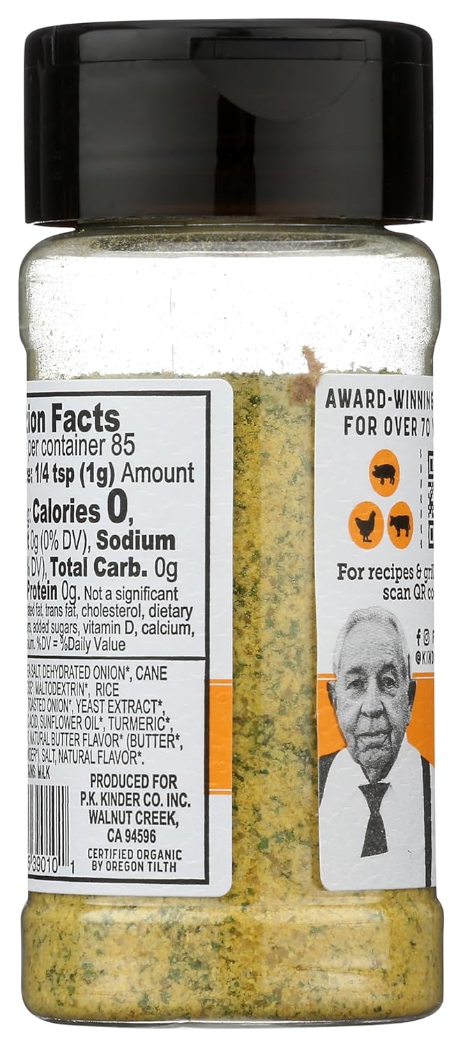 real dairy-based natural butter flavor and toasted onion for authentic depth