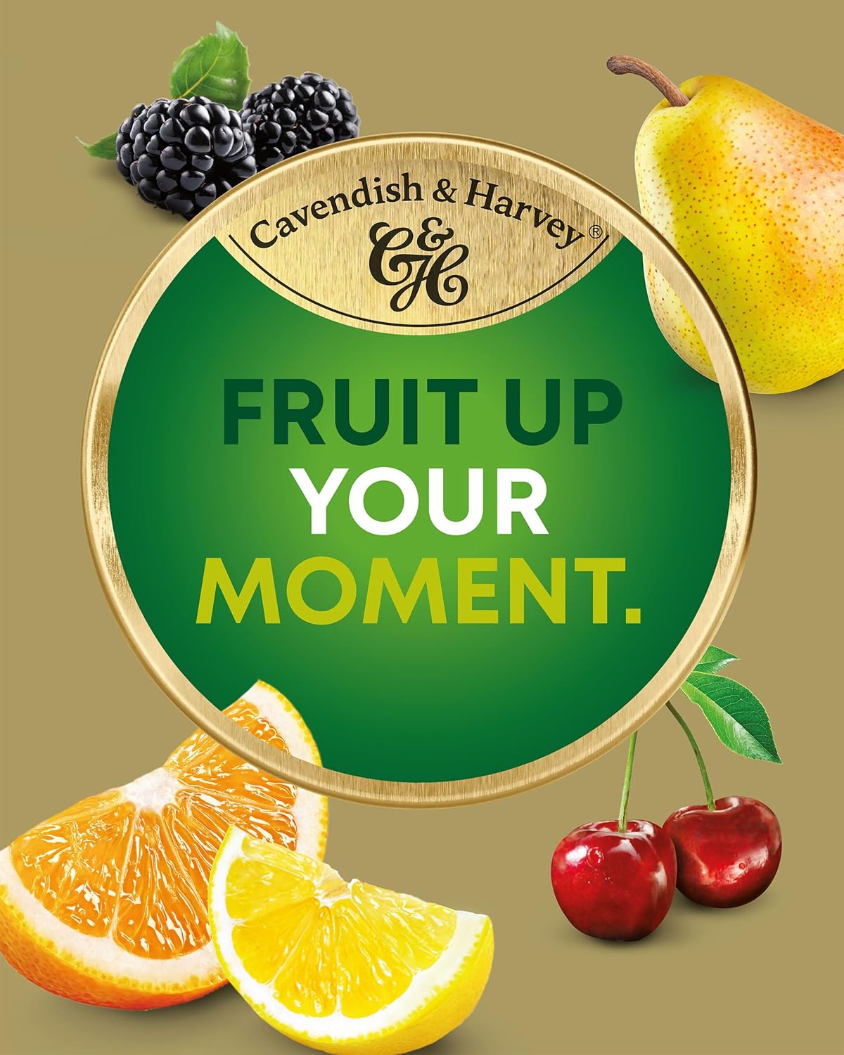 real fruit juice concentrate blend (orange, lemon, cherry, pear, blackberry)