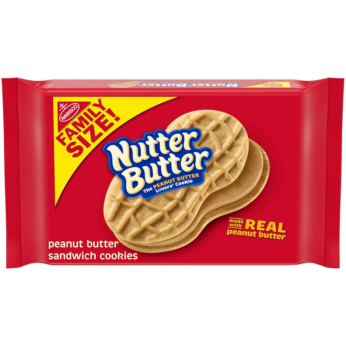real peanut butter as a primary ingredient