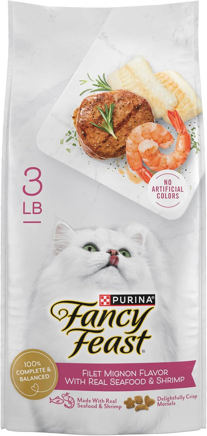 real seafood and shrimp combined with a natural filet mignon flavor