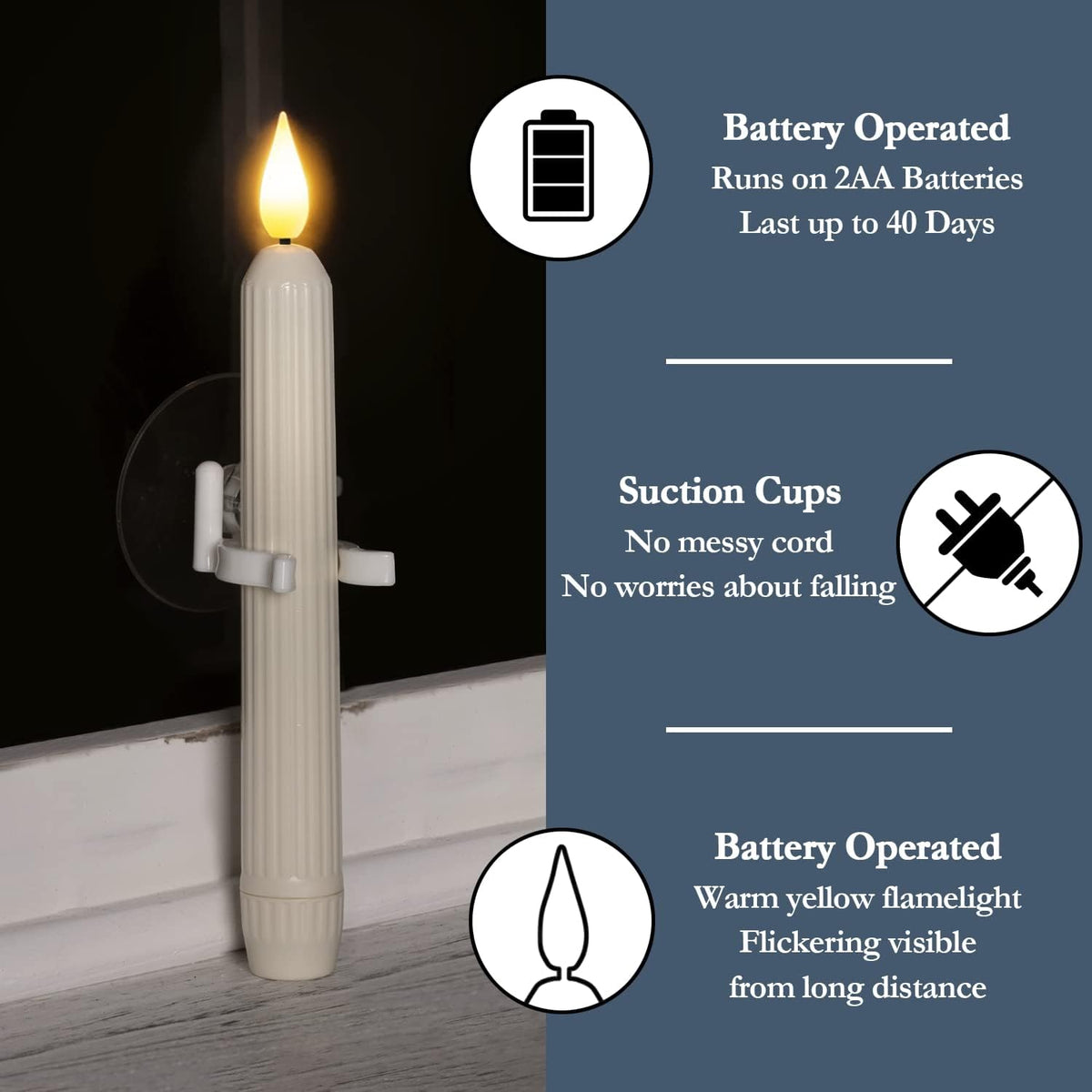 realistic 3d led bead with a strong flickering flame mode