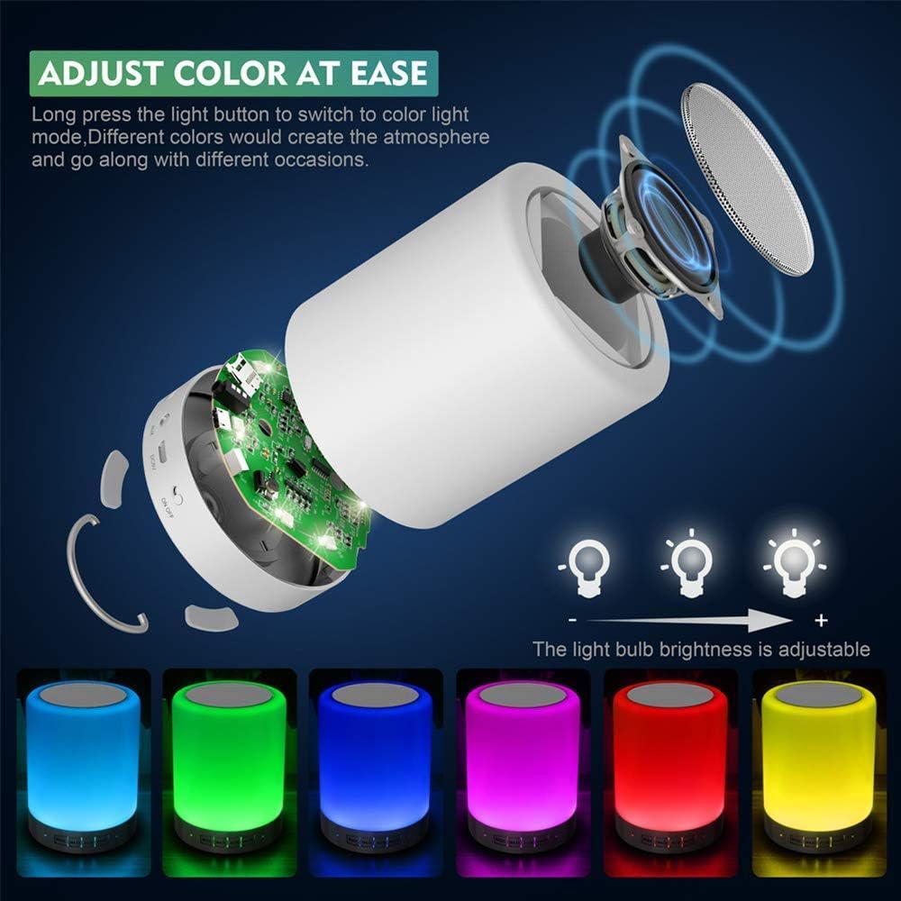 rechargeable lithium-ion battery delivering up to 10 hours of light or music