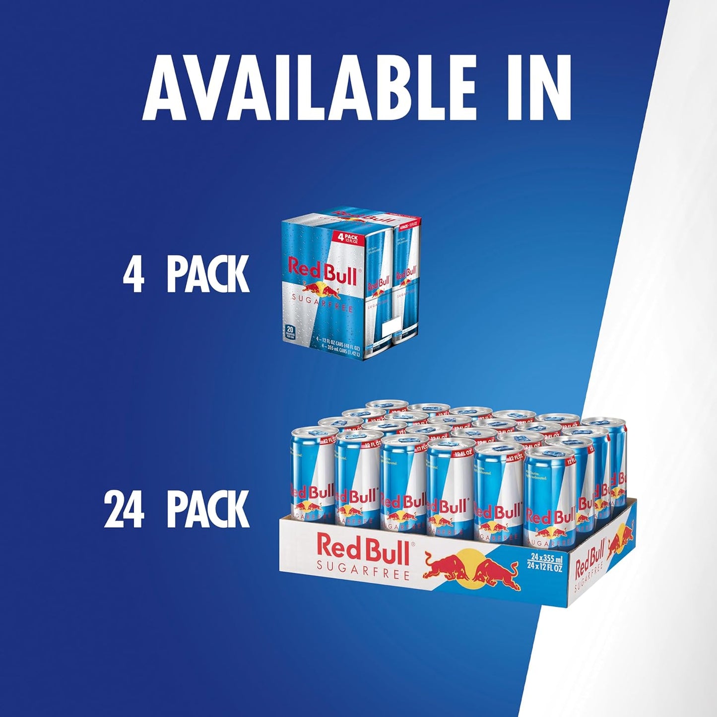 Red Bull Sugar Free Energy 8 Pack 8.4 Fl Oz – Marathon Gaming Focus Drink for Esports Battlestations