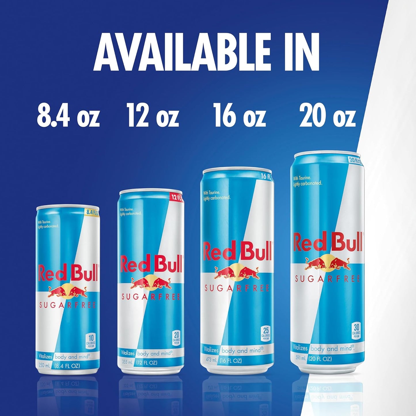 Red Bull Sugar Free Energy Drink – Allergen-Friendly Energy Option for Vegetarian and Gluten-Free Lifestyles, Pack of 24