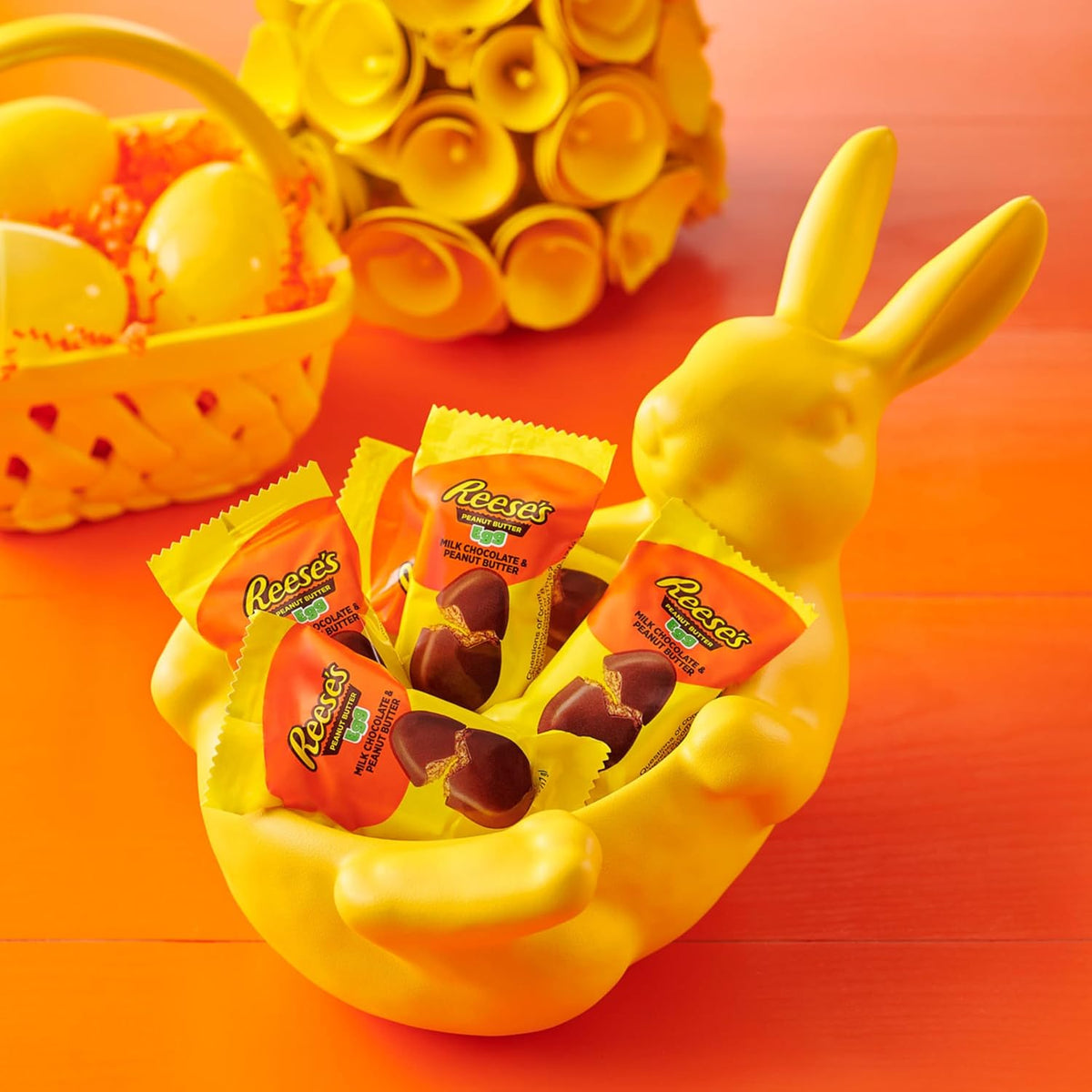 REESE'S Milk Chocolate Peanut Butter Eggs – Fun Kids' Easter Candy for Egg Hunts and Classroom Parties