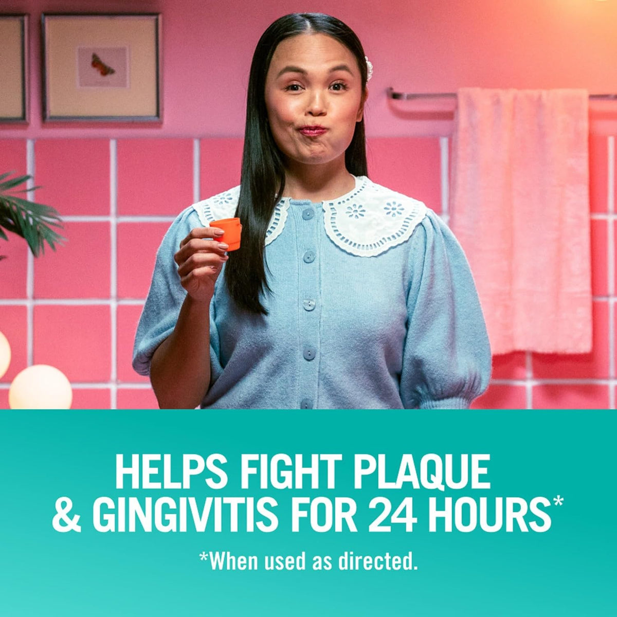 refreshing mint flavor with breath-freshening agent